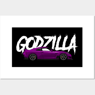 r35 godzilla Posters and Art